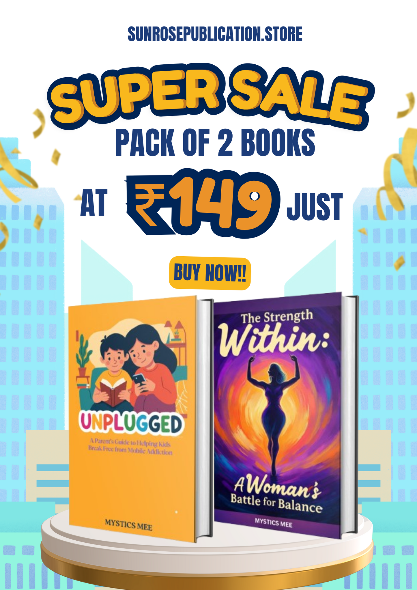 UNPLUGGED & THE STRENGTH WITHIN PACK OF 2 BOOKS