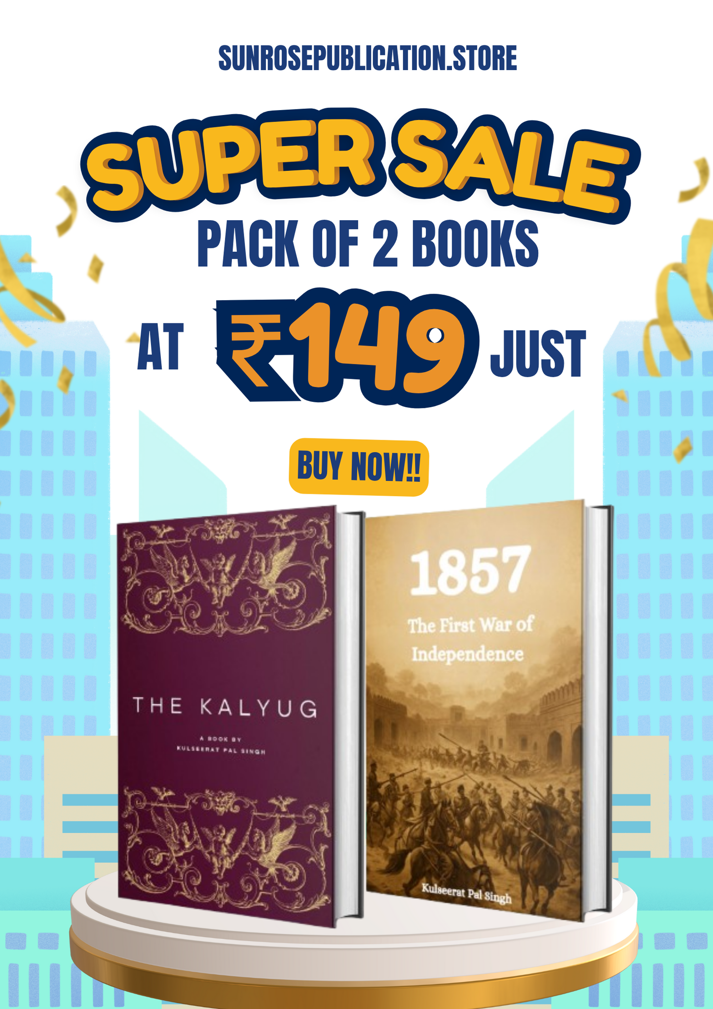 1857 & THE KALYUG Pack Of 2 Books